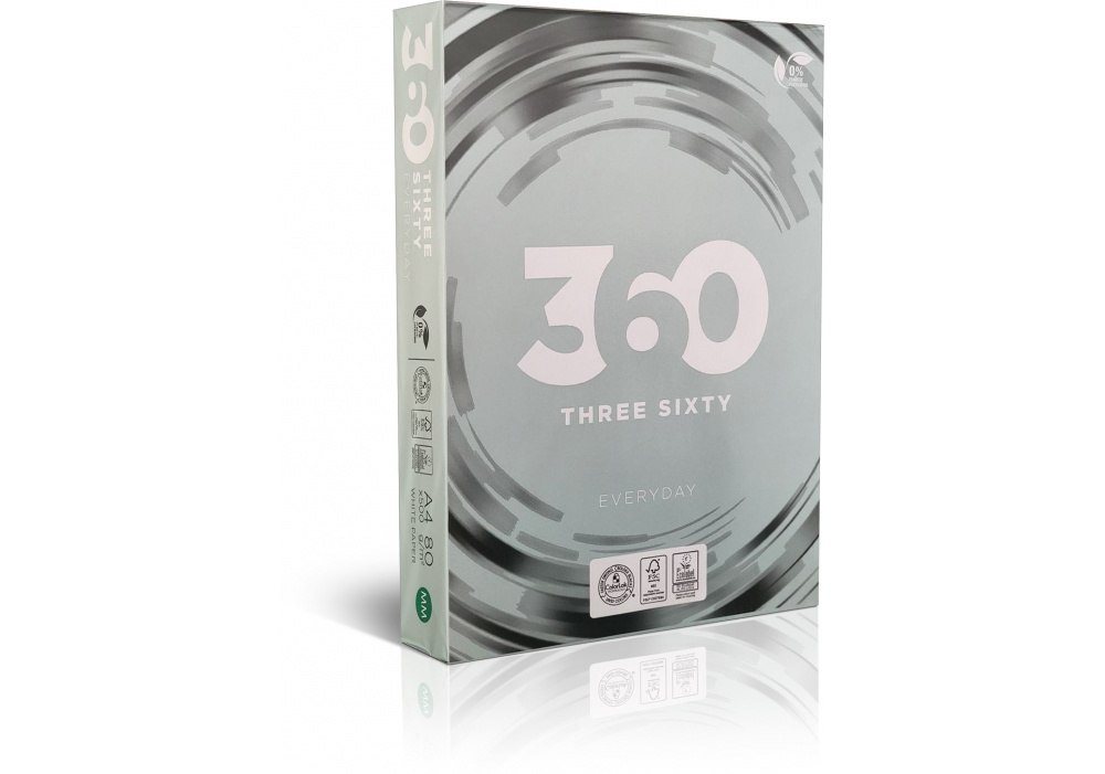 Папір офісний 360 EVERYDAY А4 80г/м2 500арк. клас C MC18545